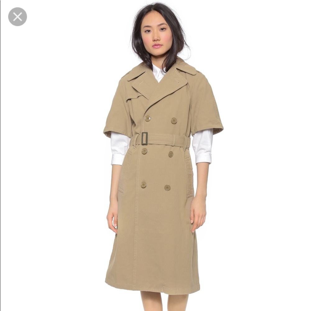 NLST NAVY SHORT SLEEVE TRENCH, NAVY - Picture 1 of 7
